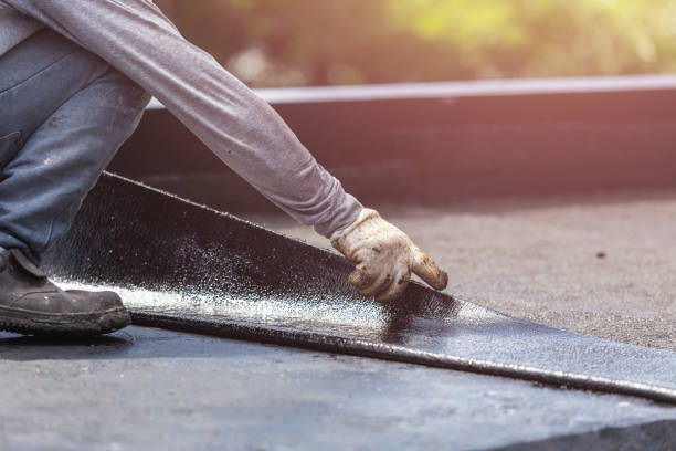 Professional Exterior Waterproofing technician working in Trenton, OH